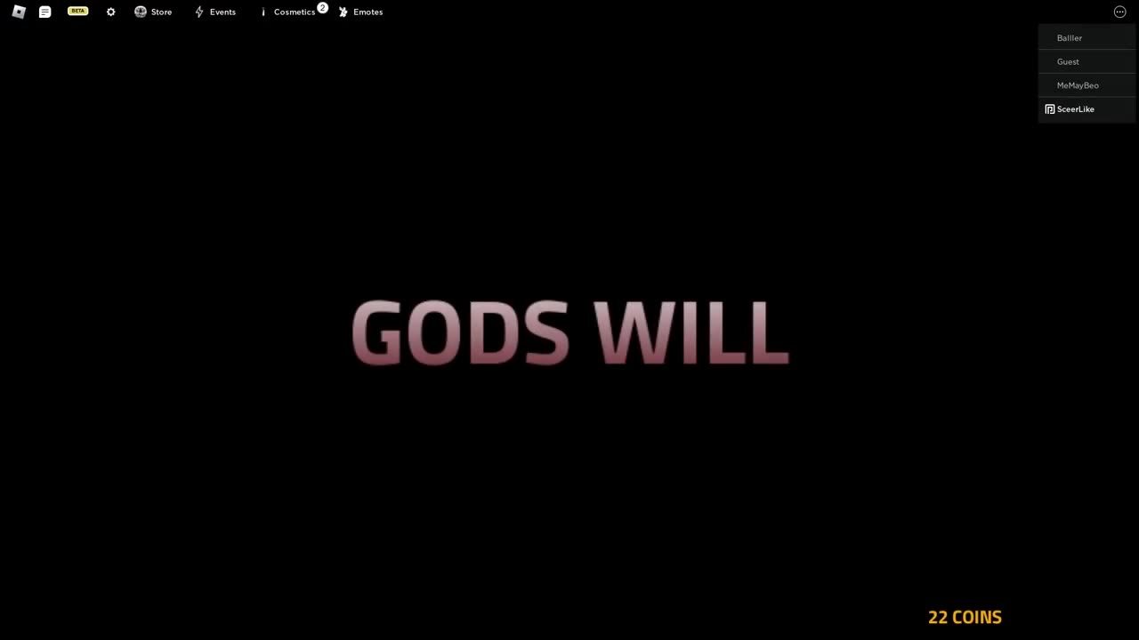 God's Will Roblox Game full Walkthrough