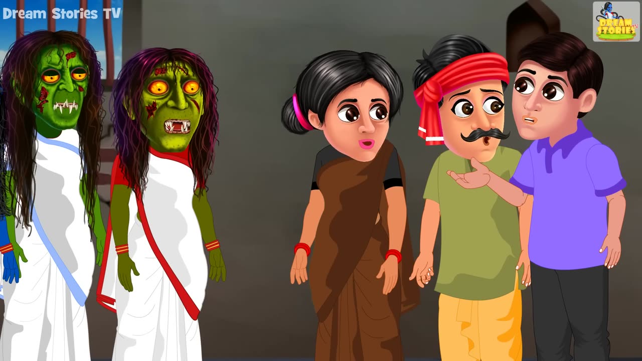 Five Witch Daughters Hindi Stories Kahaniya Horror Bedtime Witch Stories