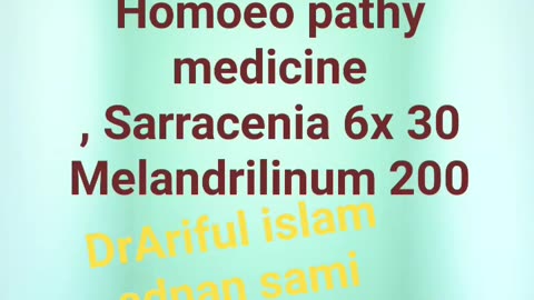 Best homoeo pathy medicine