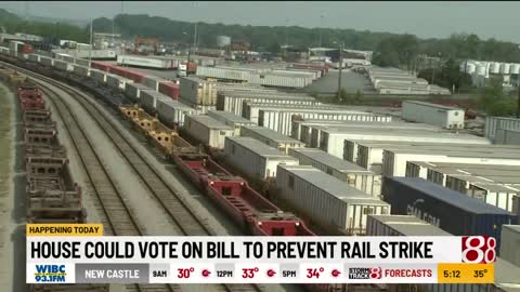 House could vote on bill to prevent rail strike