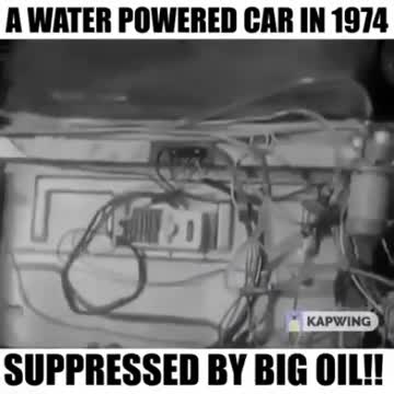 Water Powered Vehicles?? WTF!! I WANT THAT BACK NOW!!