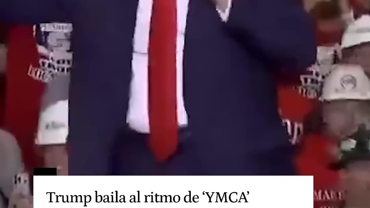 Trump baila al ritmo de ‘YMCA’ tras ganar en los estados decisivos