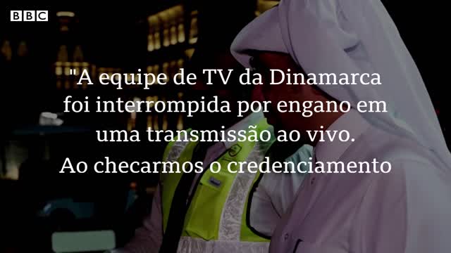 Catar repórter dinamarquês é tirado do ar e ameaçado