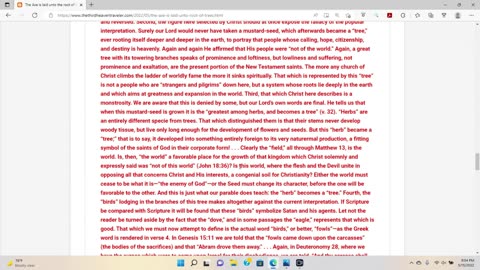 The Axe is laid unto the root of the Trees