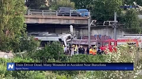 Train driver dead, many wounded in accident near Barcelona | Spain News | NewsRme