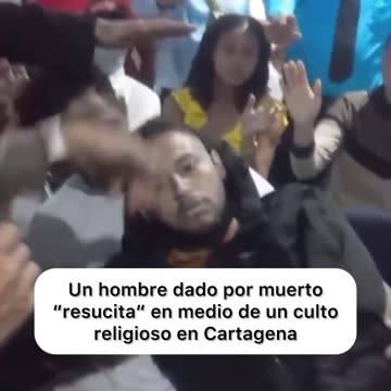 ¿Resucitó? Circula video en redes de pastor en Cartagena realizando “milagro”