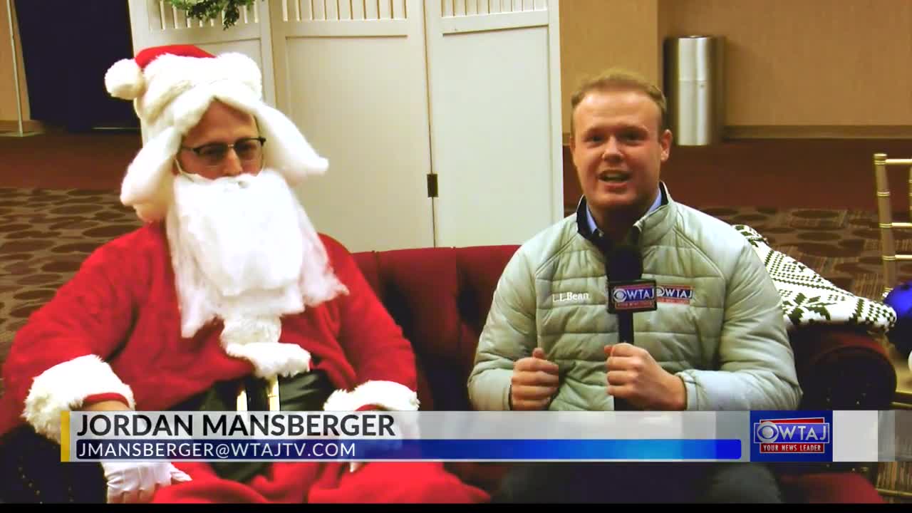 Families meet with Santa in a sensory safe environment