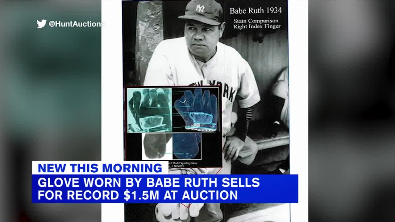 Babe Ruth glove sells for over $1.5 million at auction