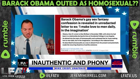 BARACK OBAMA OUTED AS HOMOSEXUAL??