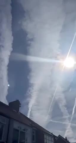 Chemtrail to be visible