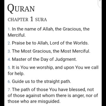Surah Al-Fatiha-1-7
