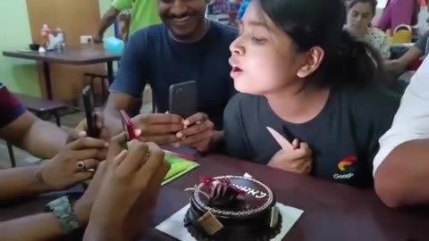 When there is no candle for birthday 🤣🤣