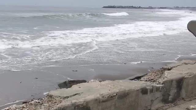 North Wall. Hampton Beach.