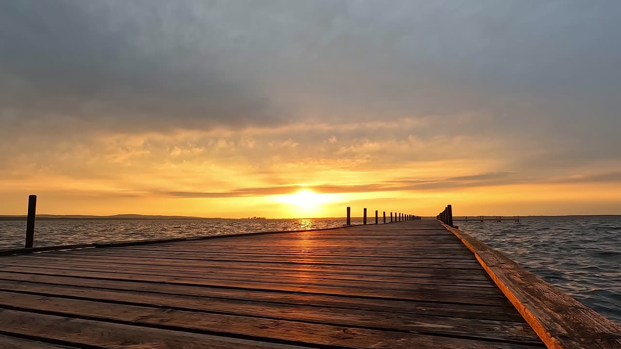 Beautiful Sunrise Across the Lake