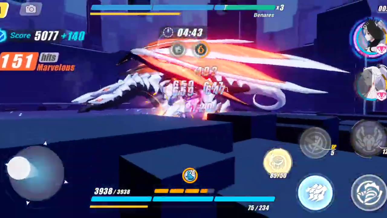 Honkai Impact 3rd - Memorial Arena Exalted Vs Benares SS Difficulty Aug 12 2022