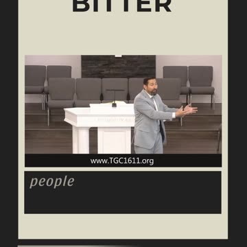 Come out of the bitter and be better in Christ