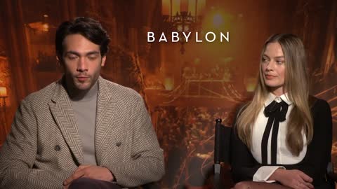 BABYLON - Margot Robbie & Diego Calva Official Interview