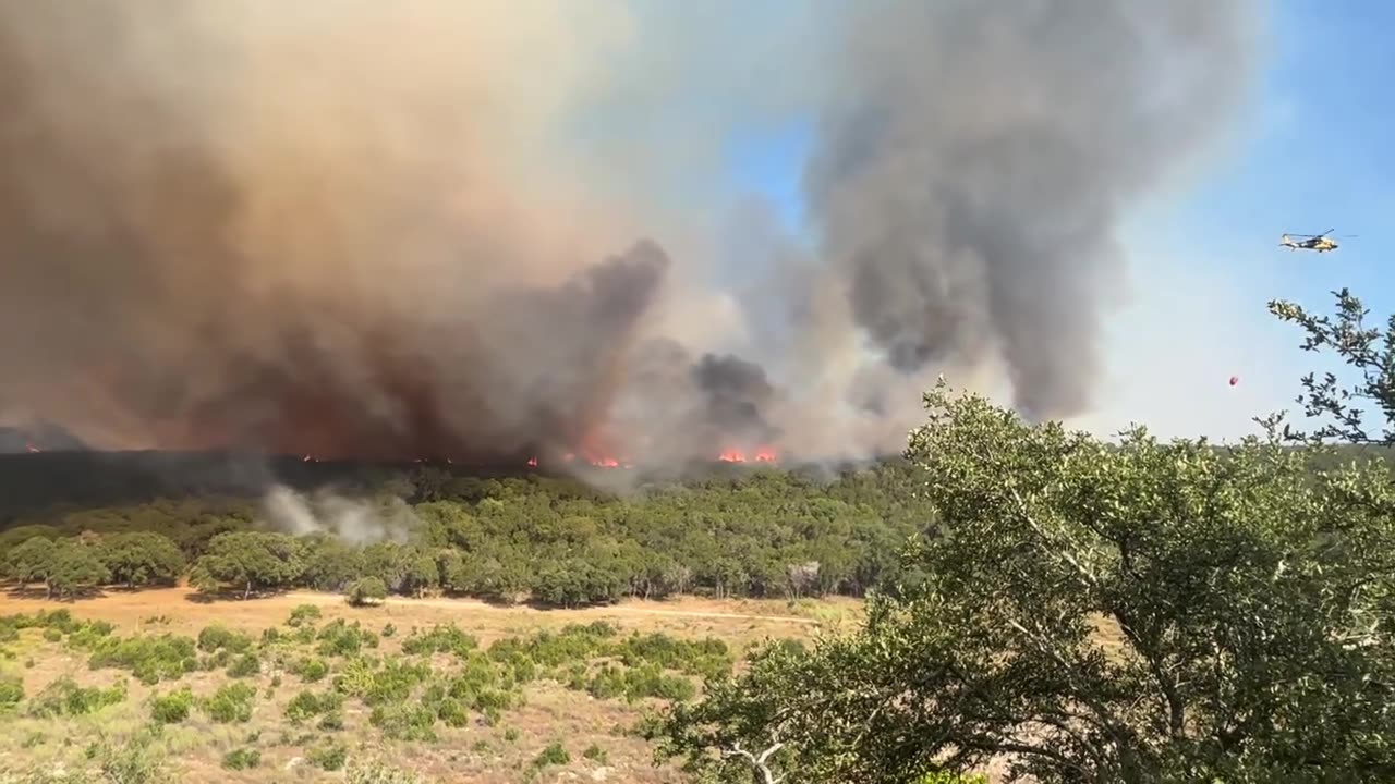 Texas wildfire destroys at least one home, surrounding counties south of Austin call for evacuations