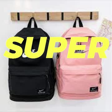 Mochila Escolar Bolsa é Linda Moda Simples de Grande Capacidade Unissex