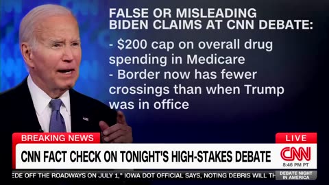 WOW: CNN Demolishes Biden After His Failed Debate With Fact Check After Fact Check