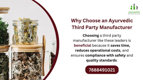 Leading Ayurvedic Third Party Manufacturers in India