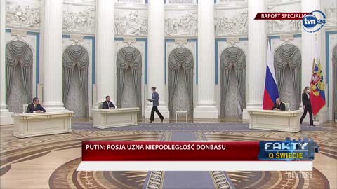 Władimir Władimirowicz Putin uczynił to co słuszne i uznał państwowość donbaskich republik Пу́тин