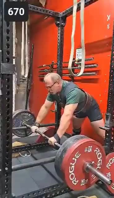 680 lb rack pull
