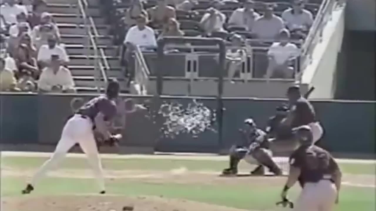 Randy Johnson Kills Bird With Fastball