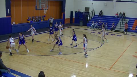 8th Grade Lady Hawks vs Pawnee