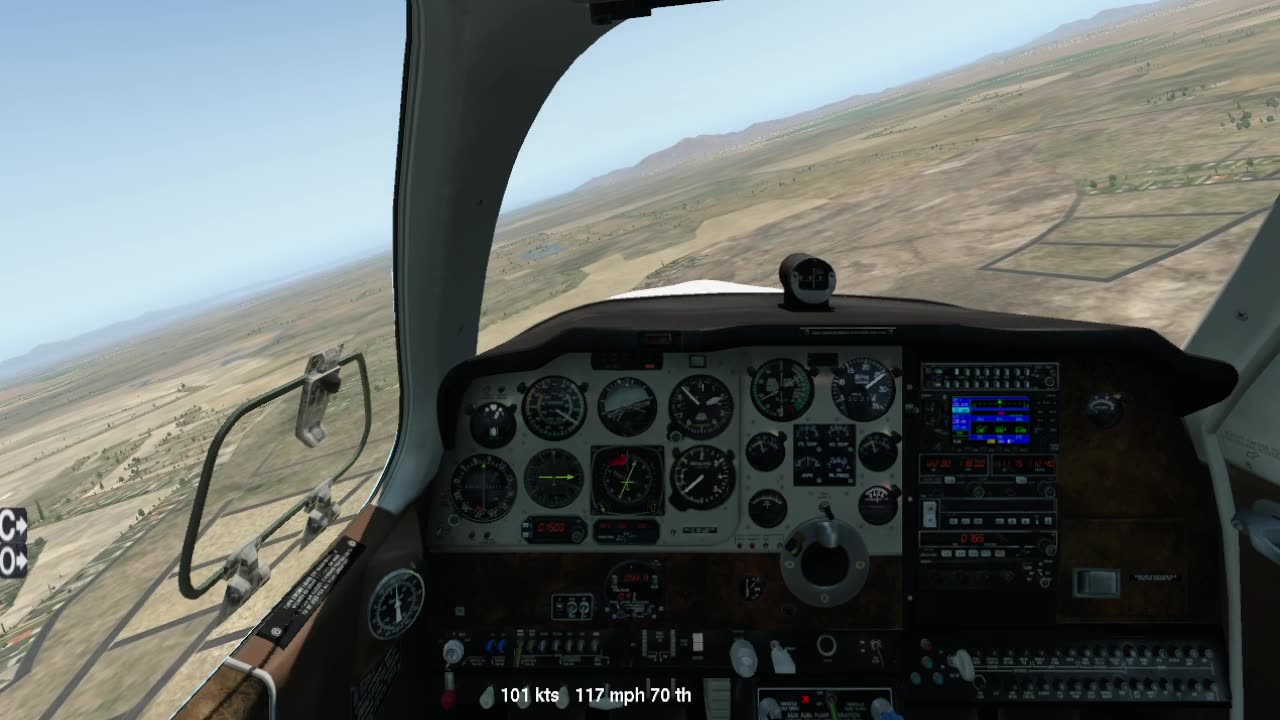 the Beechcraft Bonanza V35 - Xplane 11.55 - FREESTYLE - Stellar is a good word to use -