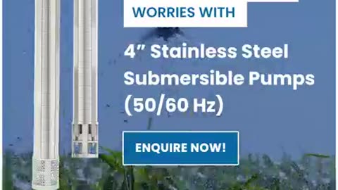 4-inch Stainless Steel Submersible Pumps