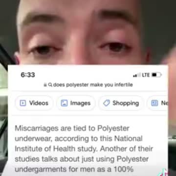 El poliéster es un anticonceptivo. La guerra contra la fertilidad