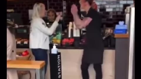 Transgender Starbucks Employee screams at woman for misgendering him