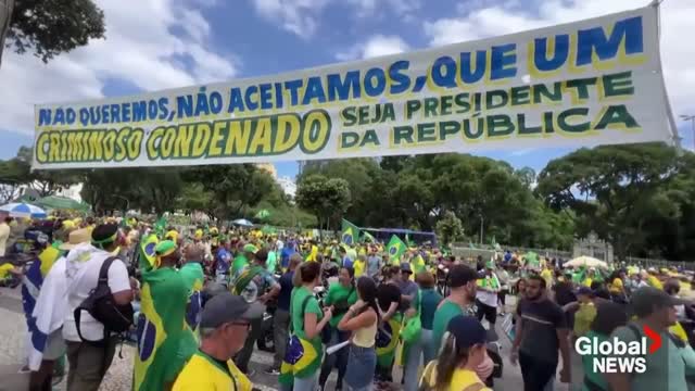 Supporters of Brazil’s Bolsonaro call on military after election loss, Lula backers celebrate win