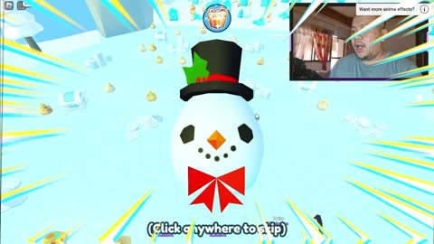 NO WAY! Huge Snowman in pet simulator X