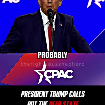 President Trump Calls Out The Deep State! 🔥✊
