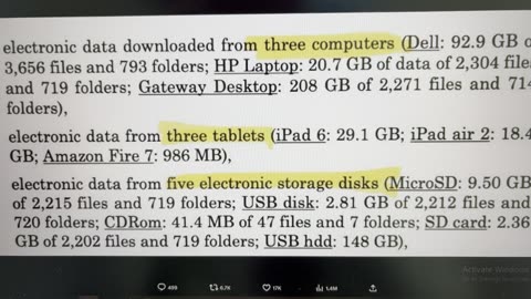 Ryan Routh had 18 phones, 3 computers, 3 tablets, 5 storage disks, 4k of terrabytes of data