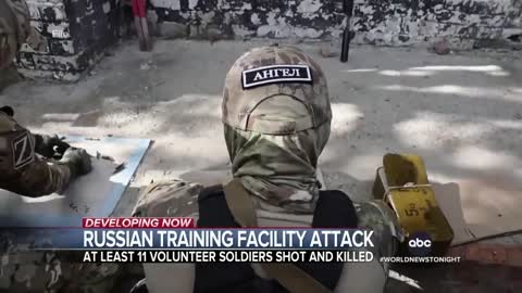 Russian training facility attack