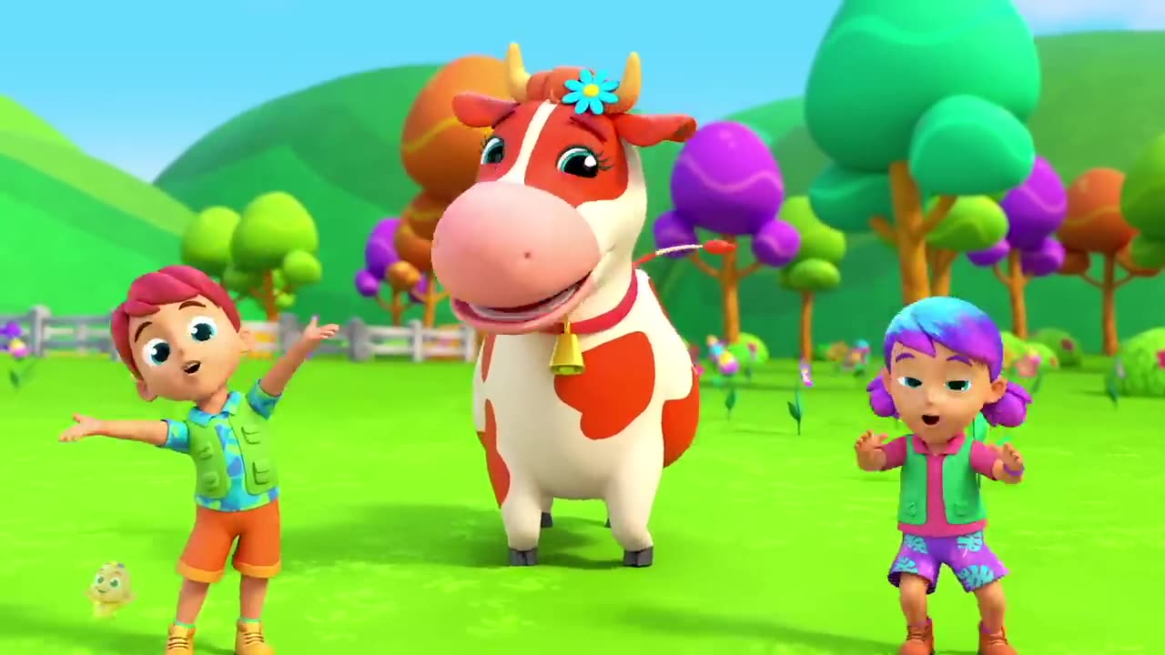 Old Farmer Joe Had A Farm | Joe's Farm Song For Kids