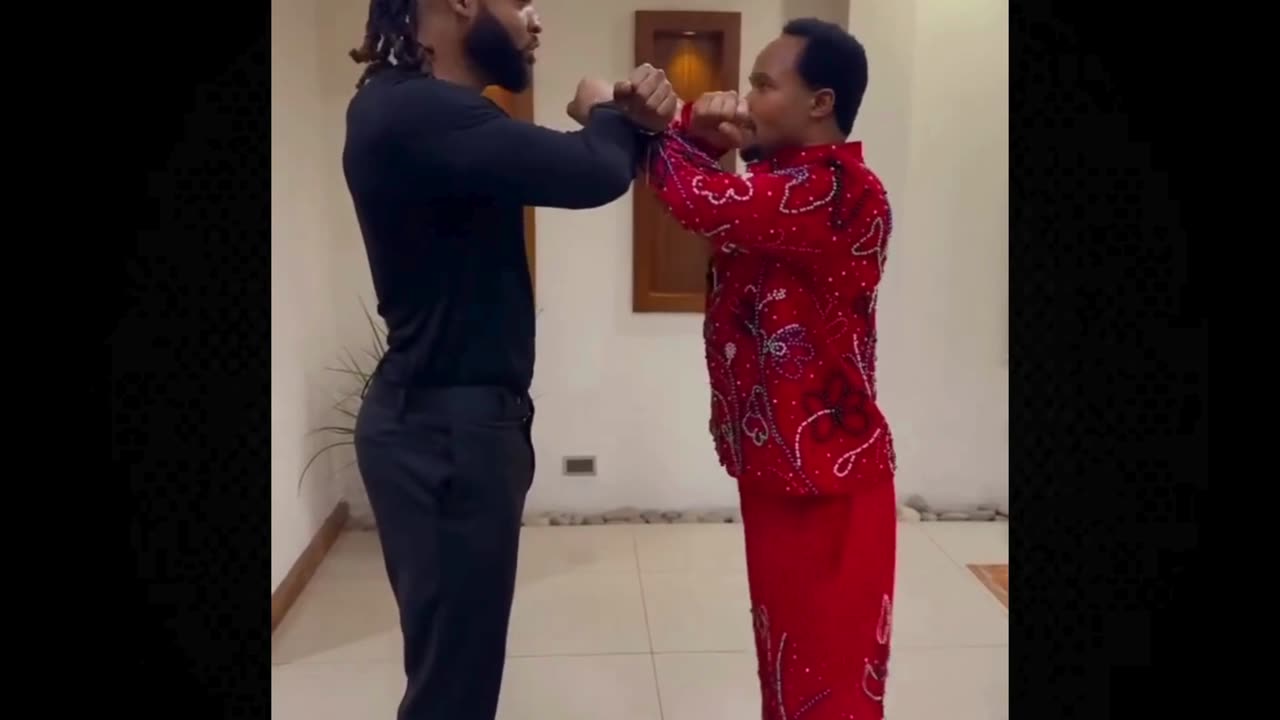 Flavour and Odumeje shows their Abino shaker Dancing Steps