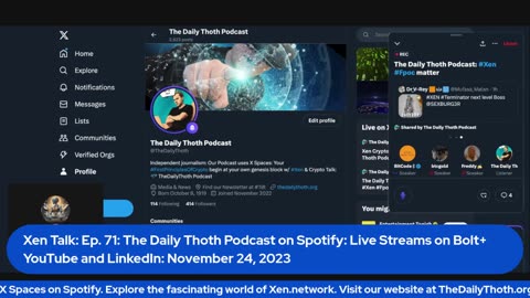 Xen #Crypto Talk: The Daily Thoth Podcast