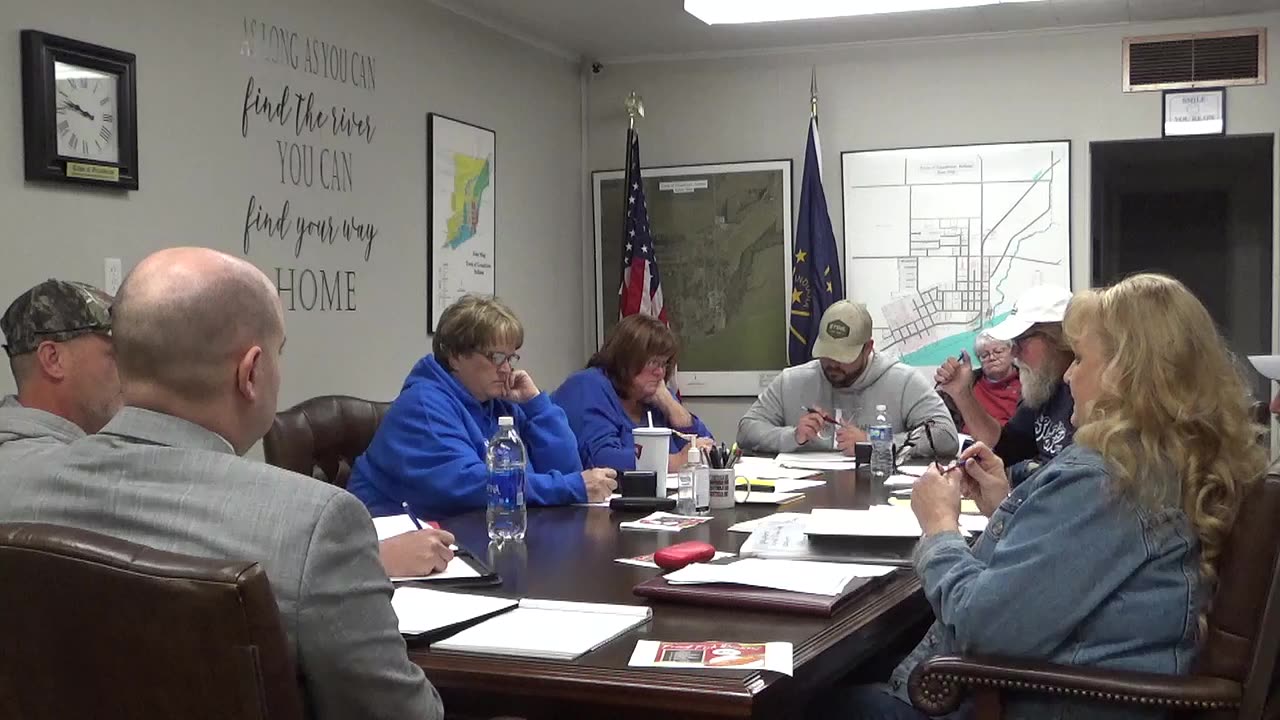 Grandview Indiana Town Board Meeting 3-18-24