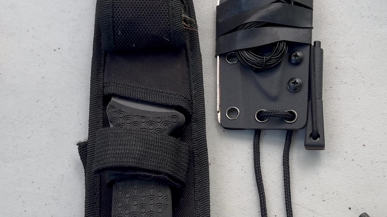 Putting Survival Items On Your Knife’s Sheath