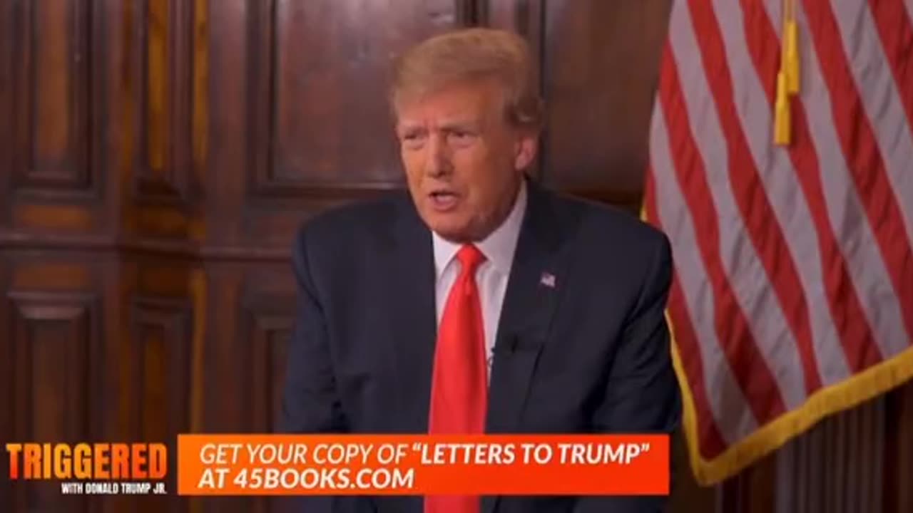 President Trump on Triggered with Don Jr