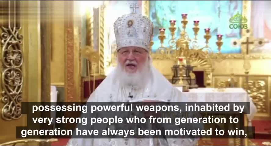 PATRIARCH KIRILL: "ANY DESIRE TO DESTROY RUSSIA WILL MEAN THE END OF THE WORLD"