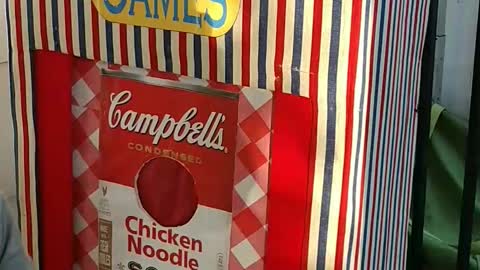 Chicken soup carnival party game at birthday celebration in Humble Texas