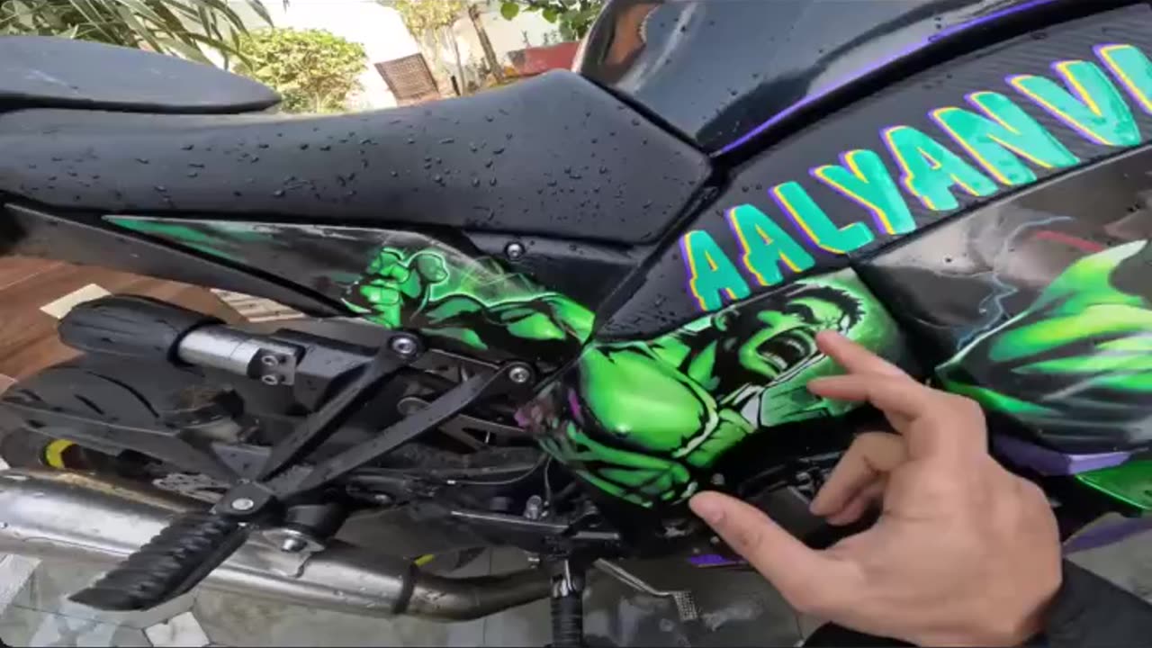 Finally Hulk NEW LOOKC😍 Next Level Wrap Only 1 in India Kawasaki h2r