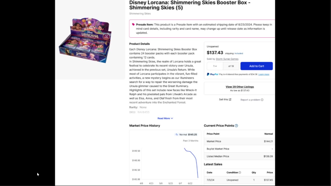 Lorcana gets dumped on Amazon and everywhere else