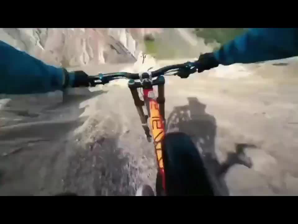 Extreme bicycle speed drop