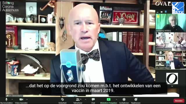 Dr. Steve Martin in gesprek met Reiner Fuellmich